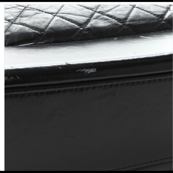 ❌Chanel Aged Calfskin Quilted Maxi Gabrielle Hobo Black - Picture 6 of 8